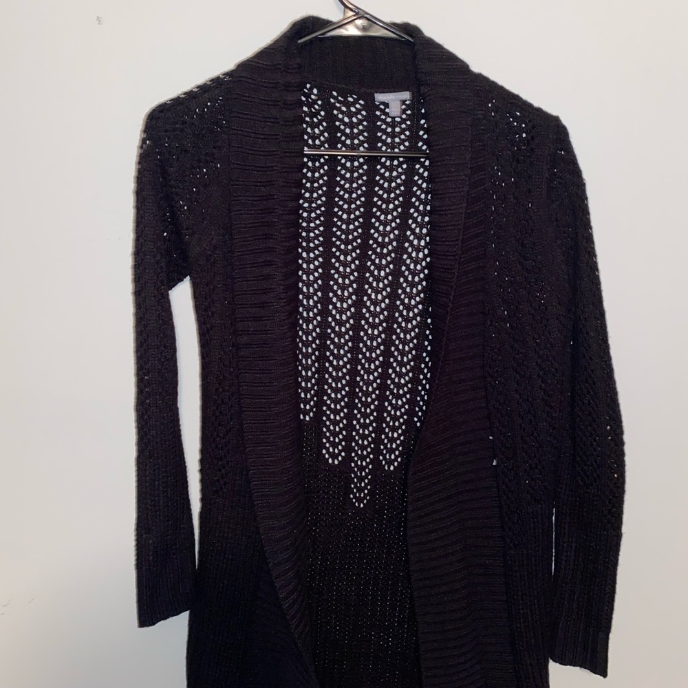 Black cardigan